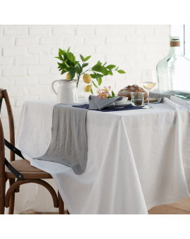 Table Linens  Linen Tablecloth, Handmade Linen Tablecloth