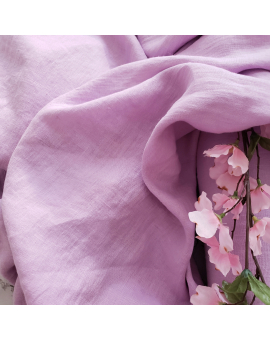 linen fabrics -  Soft Lavender Linen Fabric 57" Wide
