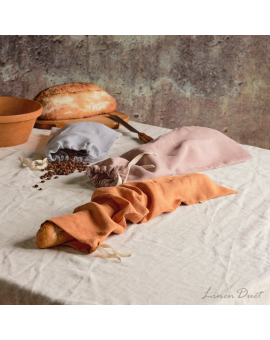 linen for kitchen and dining by Linen Duet - Linen Bread Bag, Food Storage Bags Eco-Friendly, Bread Storage Kitchen Decor
