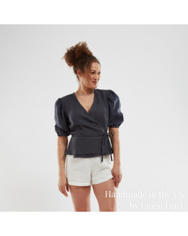 linen clothing by Linen Duet -  Linen Shorts, Women's Shorts for Summer