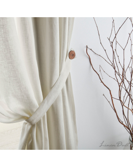 Curtain Tie Back with Brown Button