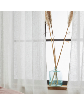 Sheer Linen CurtainsTie-Top Linen Curtains | Linen Curtains with Tie Tops | Top Tie Curtains
