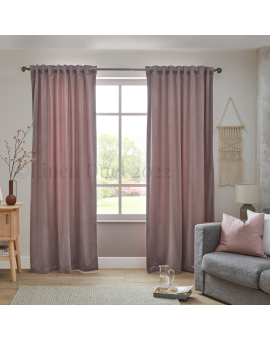 Velvet Curtains Pink, Gold, Blue, Ivory | Custom Made Curtains | Velvet Curtains with Back Tabs