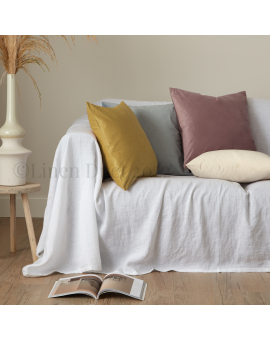 linen home décor - Decorative Pillow Covers with Zipper Closure, Throw Pillow Cover, Velvet Pillowcases