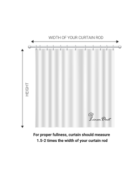 Semi-sheer linen curtains  Pencil Pleat Linen Curtains