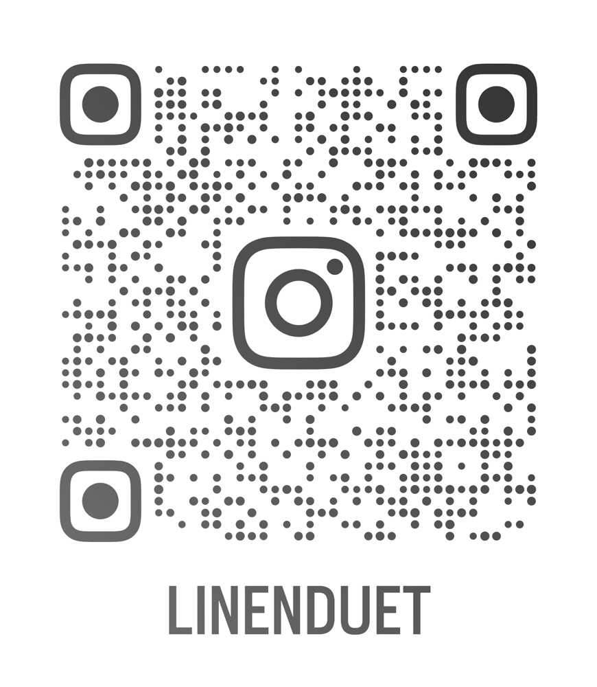 linen duet instagram qr code